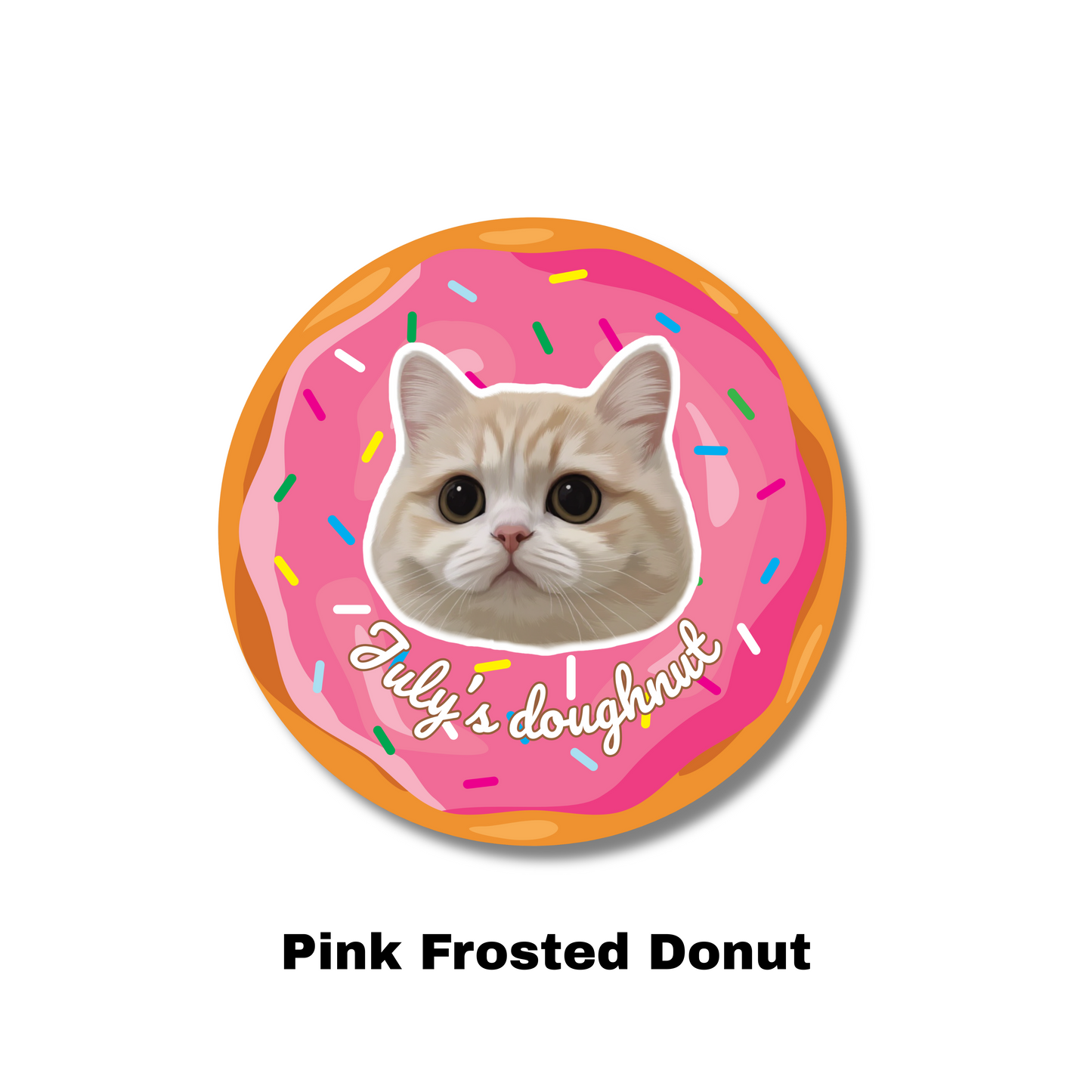Custom Pet Portrait Carpet-Modern,Donut