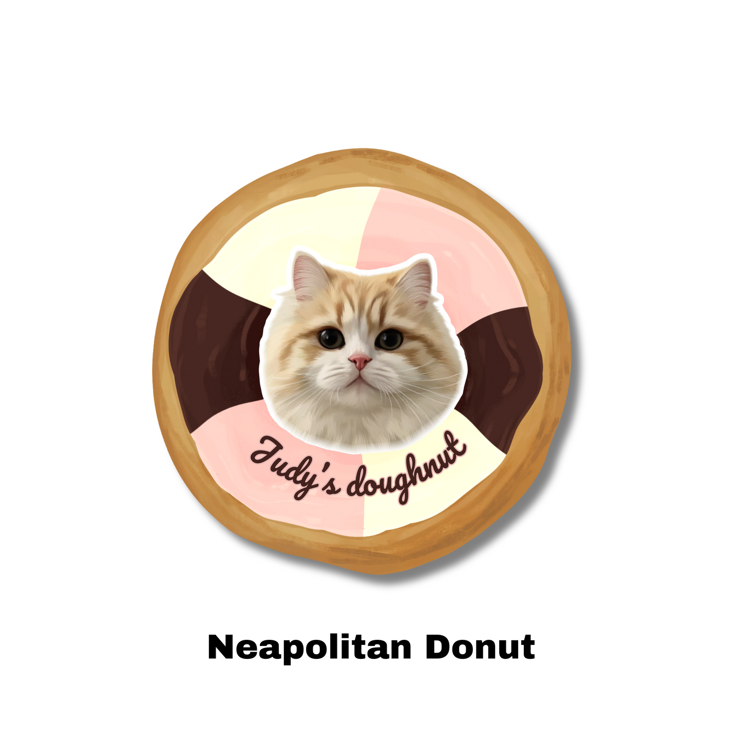 Custom Pet Portrait Carpet-Modern,Donut