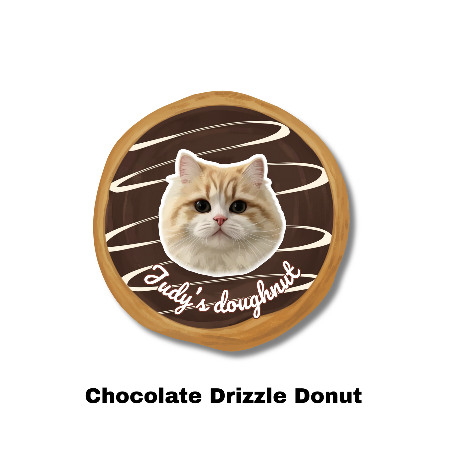 Custom Pet Portrait Carpet-Modern,Donut