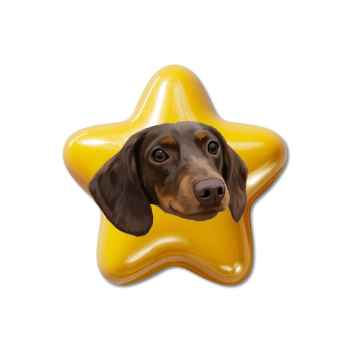 Custom Pet Portrait Stickers-Cute!