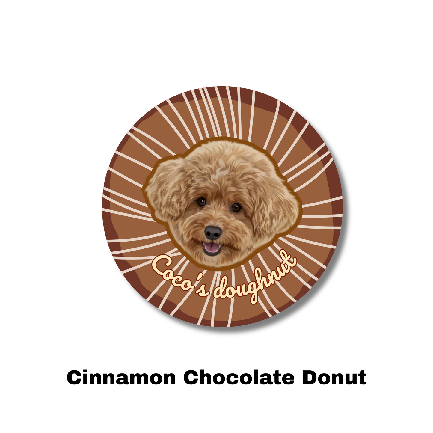 Custom Pet Portrait Carpet-Modern,Donut