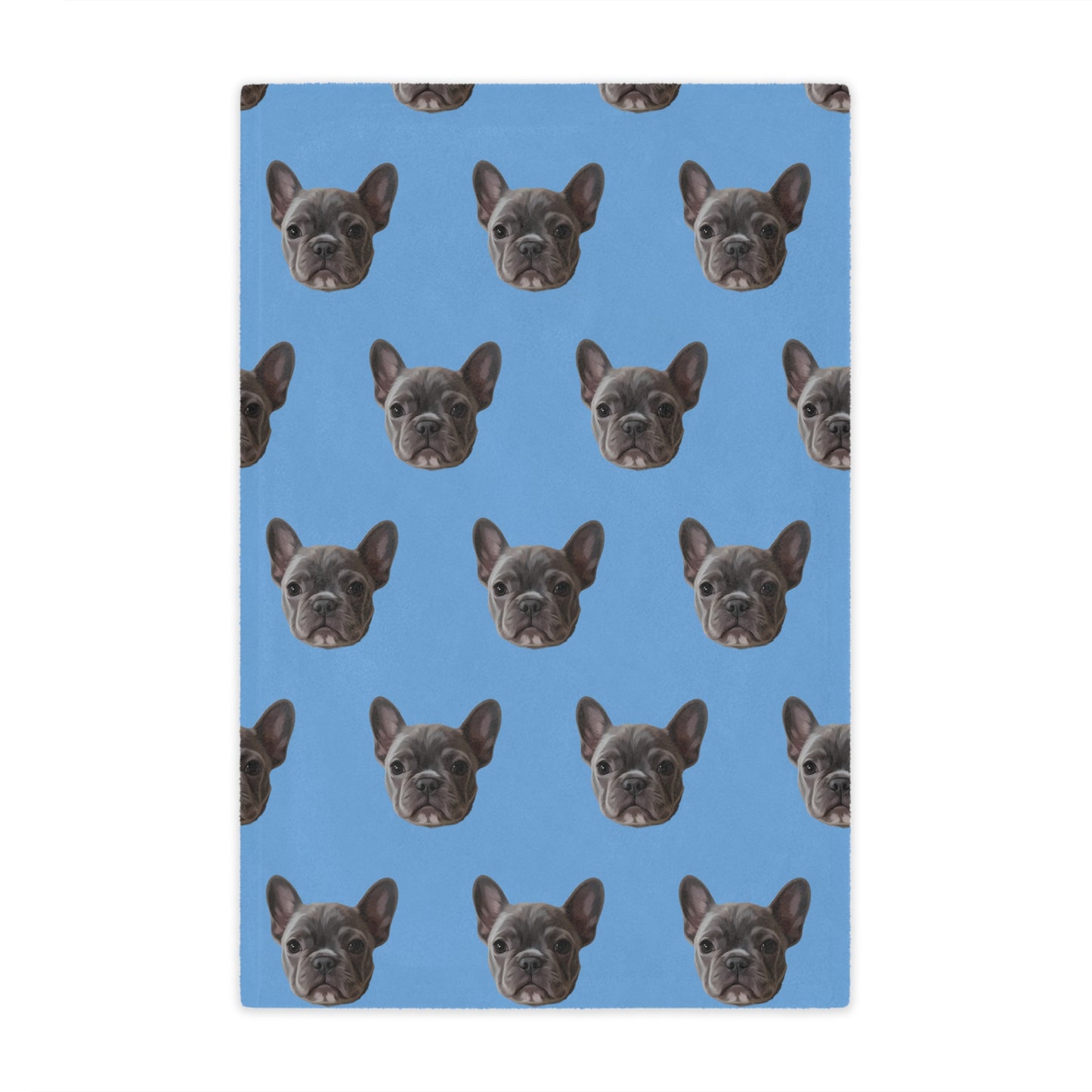 Custom Modern Pet Portrait Blanket
