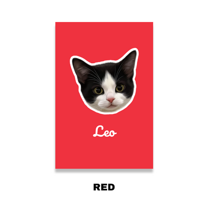 Custom Pet Portrait Blanket-Solid Color