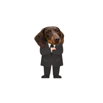 Custom Pet Portrait-Work Hard