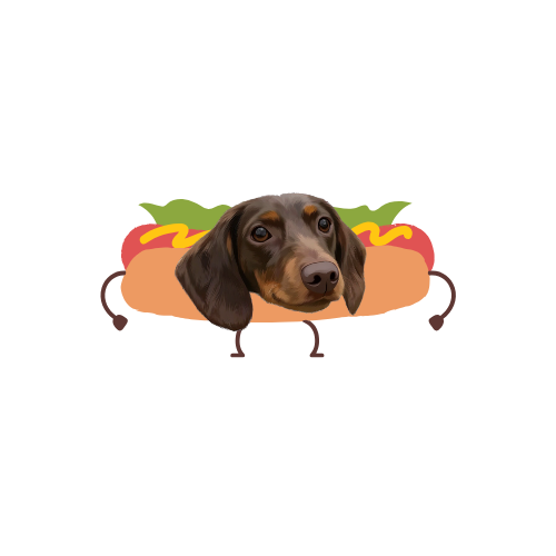 Custom Pet Portrait Stickers-Food