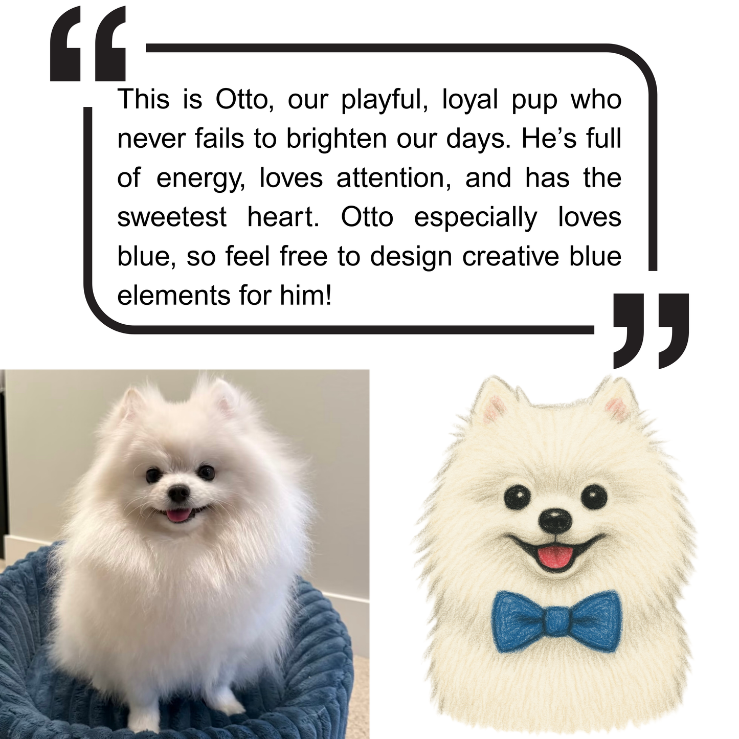 Custom Pet Portraits – Personalized with Your Pet’s Crayon Style