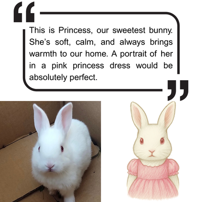 Custom Pet Portraits – Personalized with Your Pet’s Crayon Style