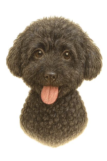 Colored Pencil Style Pet Portrait