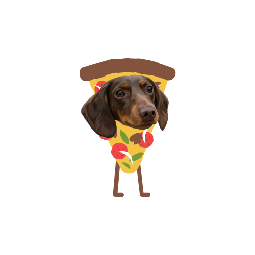Custom Pet Portrait Stickers-Food