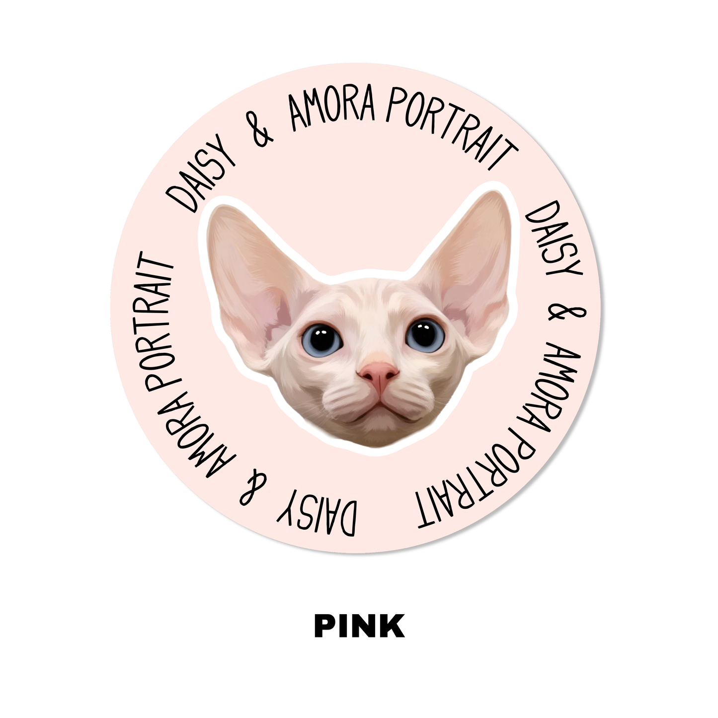 Custom Pet Portrait Carpet-Modern，Border Text