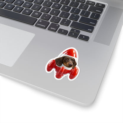 Custom Pet Portrait Stickers-Cute!