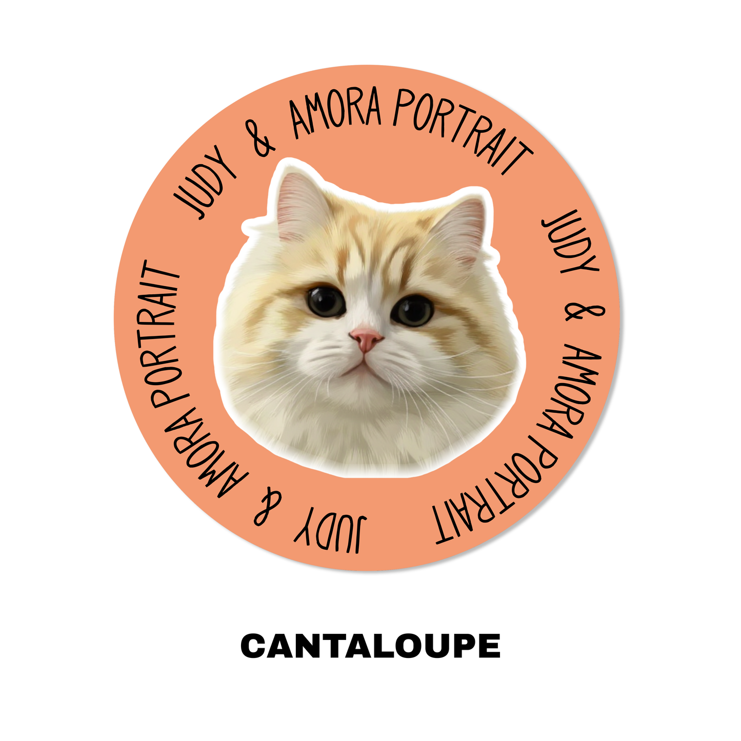 Custom Pet Portrait Carpet-Modern，Border Text
