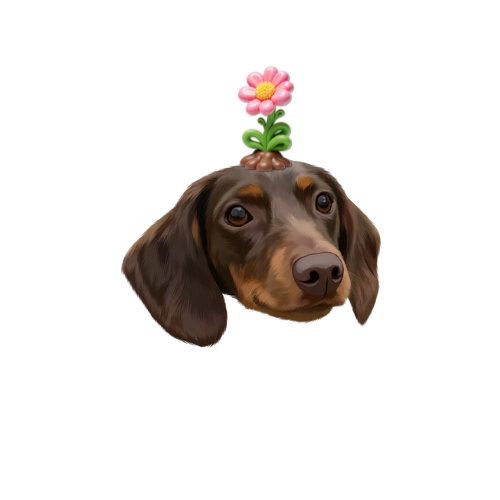 Custom Pet Portrait Stickers-Cute!