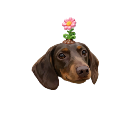 Custom Pet Portrait Stickers-Cute!