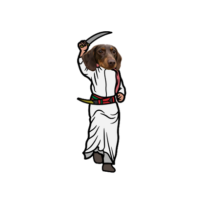 Custom Pet Portrait Stickers-OMG