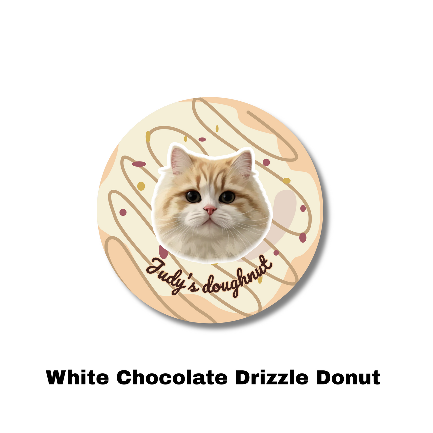 Custom Pet Portrait Carpet-Modern,Donut