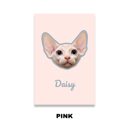 Custom Pet Portrait Blanket-Solid Color