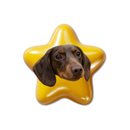 Custom Pet Portrait Stickers-Cute!