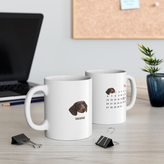 Custom Pet Portrait Mug(12oz)