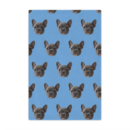 Custom Modern Pet Portrait Blanket
