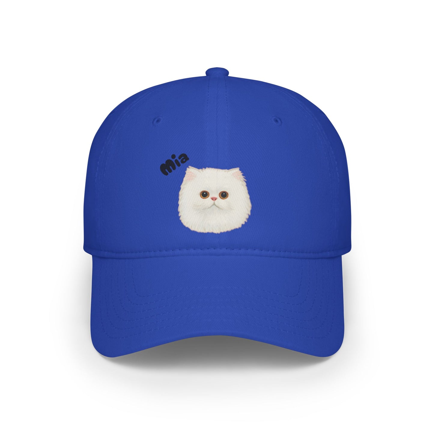 Custom Pet Portrait Baseball Cap  Crayon Style