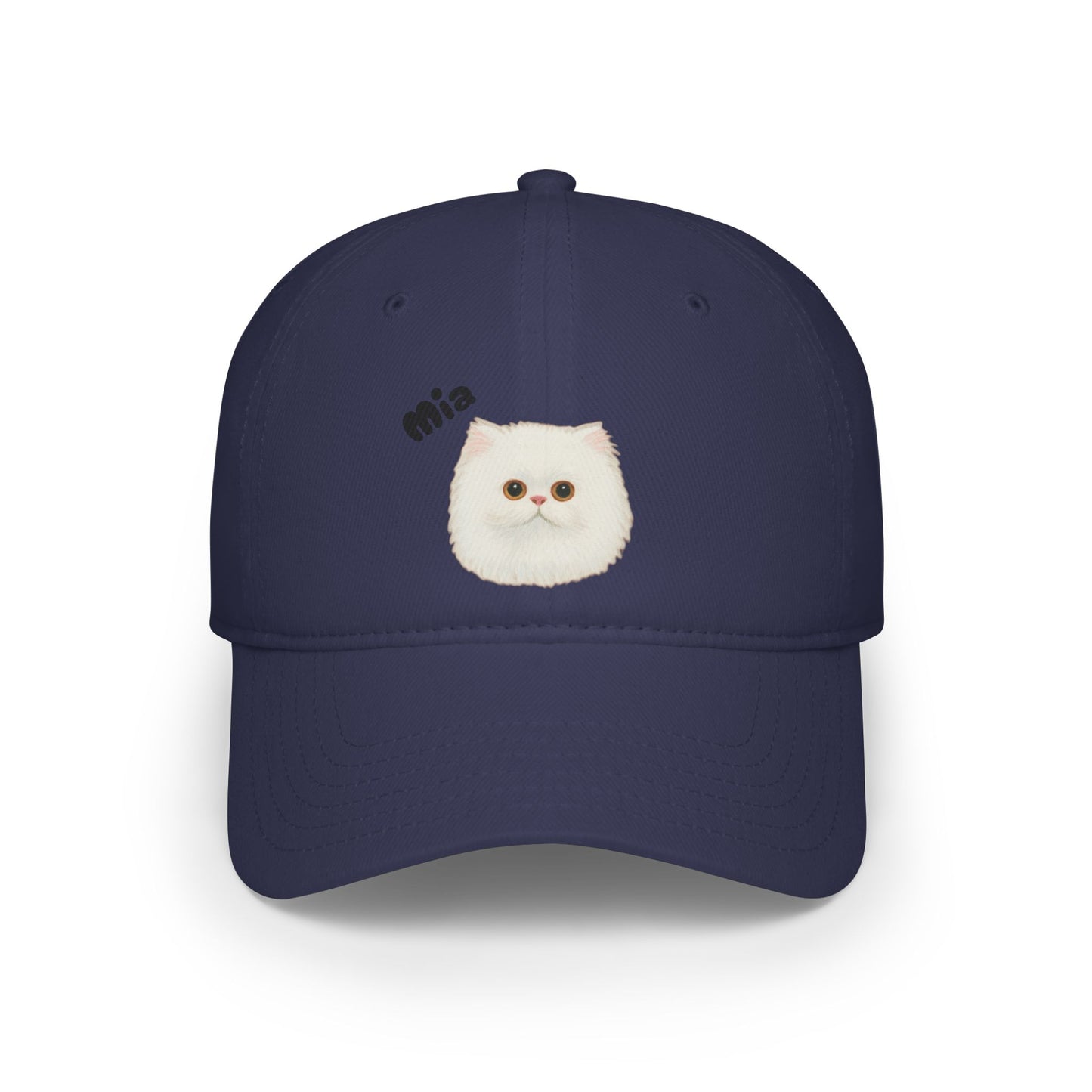 Custom Pet Portrait Baseball Cap  Crayon Style