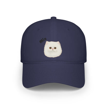 Custom Pet Portrait Baseball Cap  Crayon Style