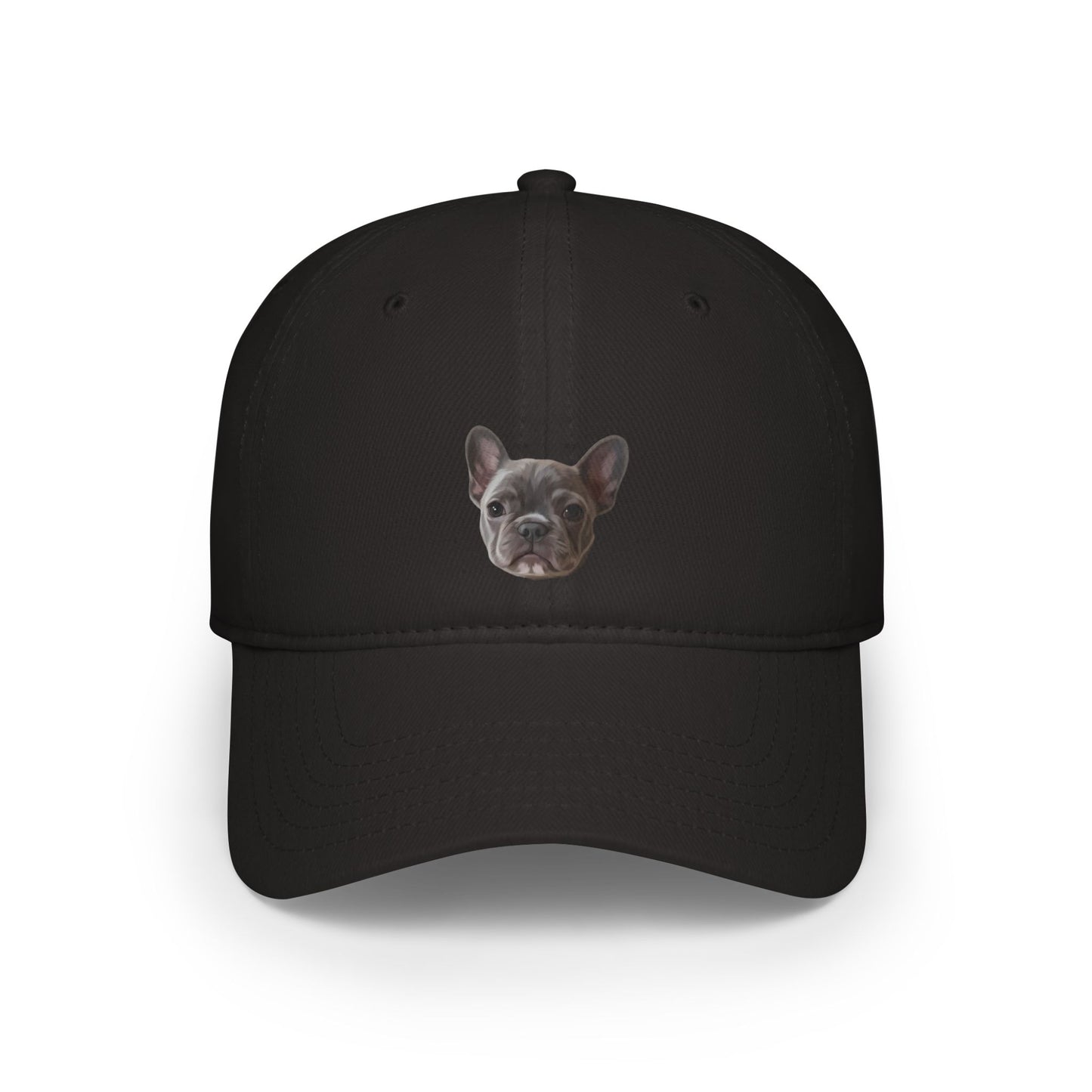 Custom pet portrait baseball cap in modern art style