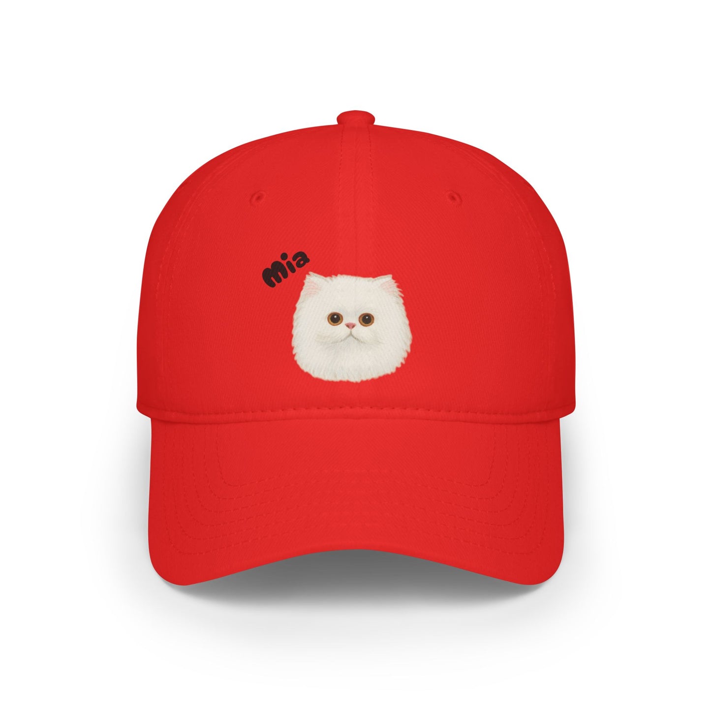 Custom Pet Portrait Baseball Cap  Crayon Style