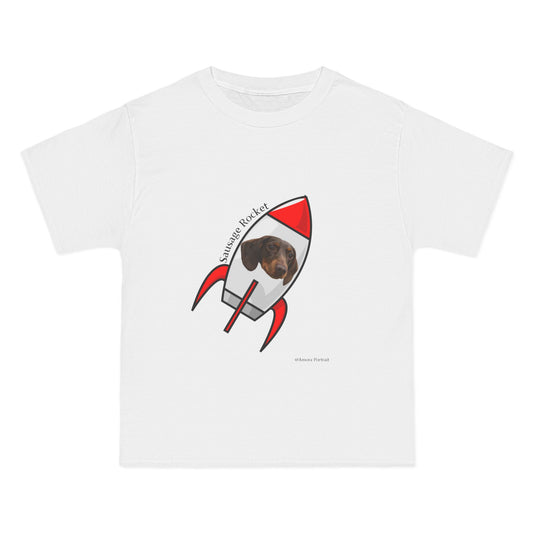 Custom Pet Portrait T-Shirt – “Rocket”