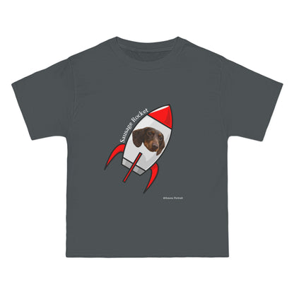 Custom Pet Portrait T-Shirt – “Rocket”