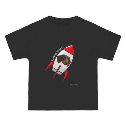Custom Pet Portrait T-Shirt – “Rocket”