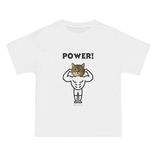 Custom Pet Portrait T-Shirt – “POWER!”