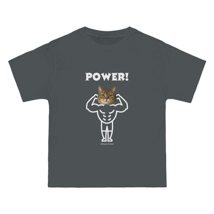Custom Pet Portrait T-Shirt – “POWER!”