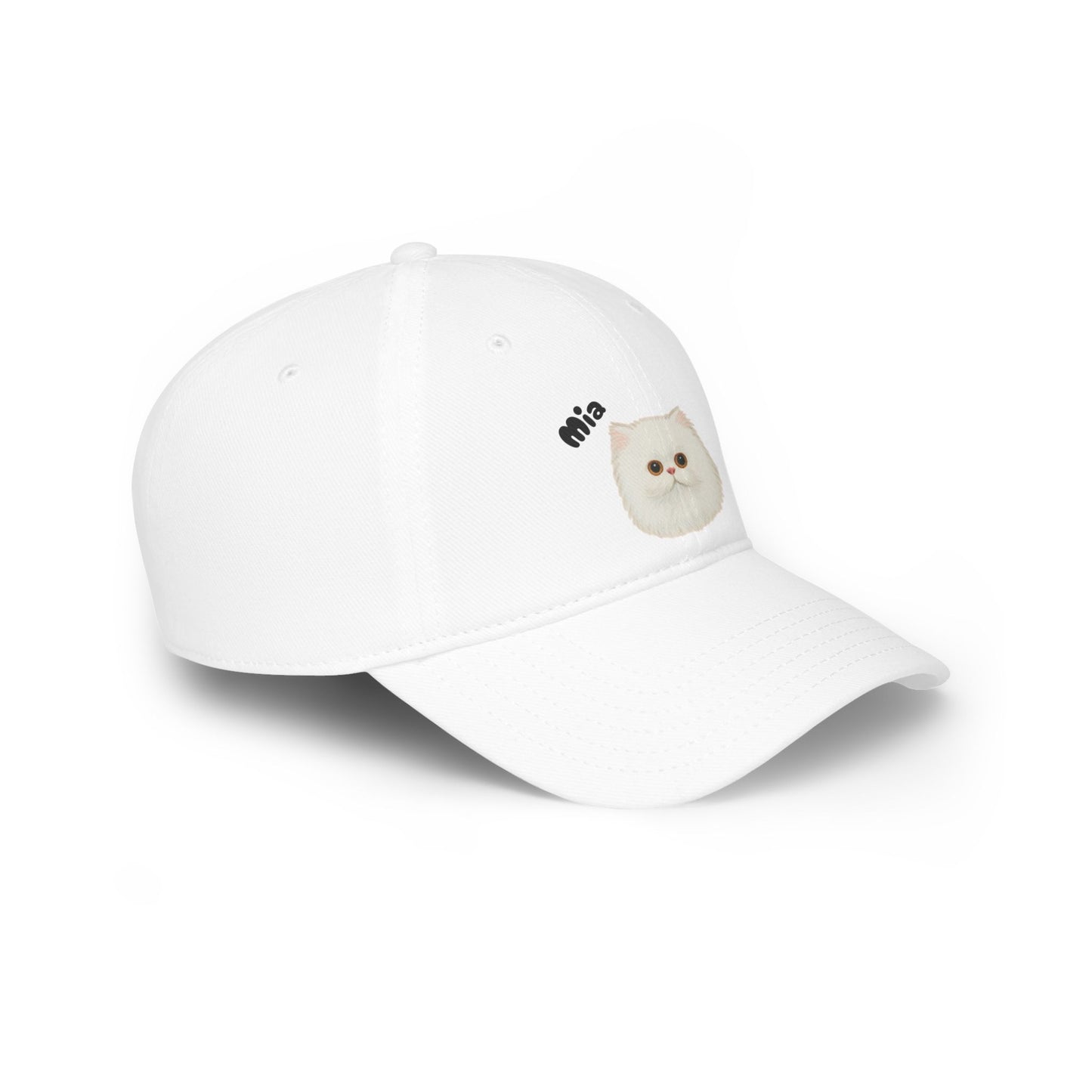 Custom Pet Portrait Baseball Cap  Crayon Style