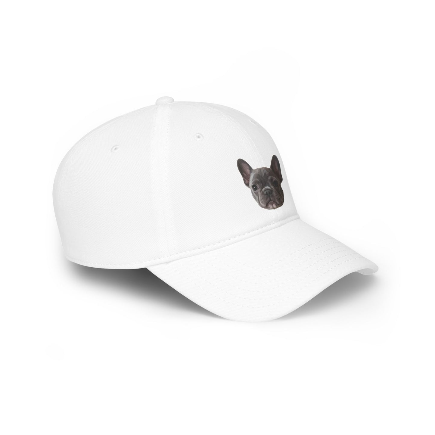 Custom pet portrait baseball cap in modern art style