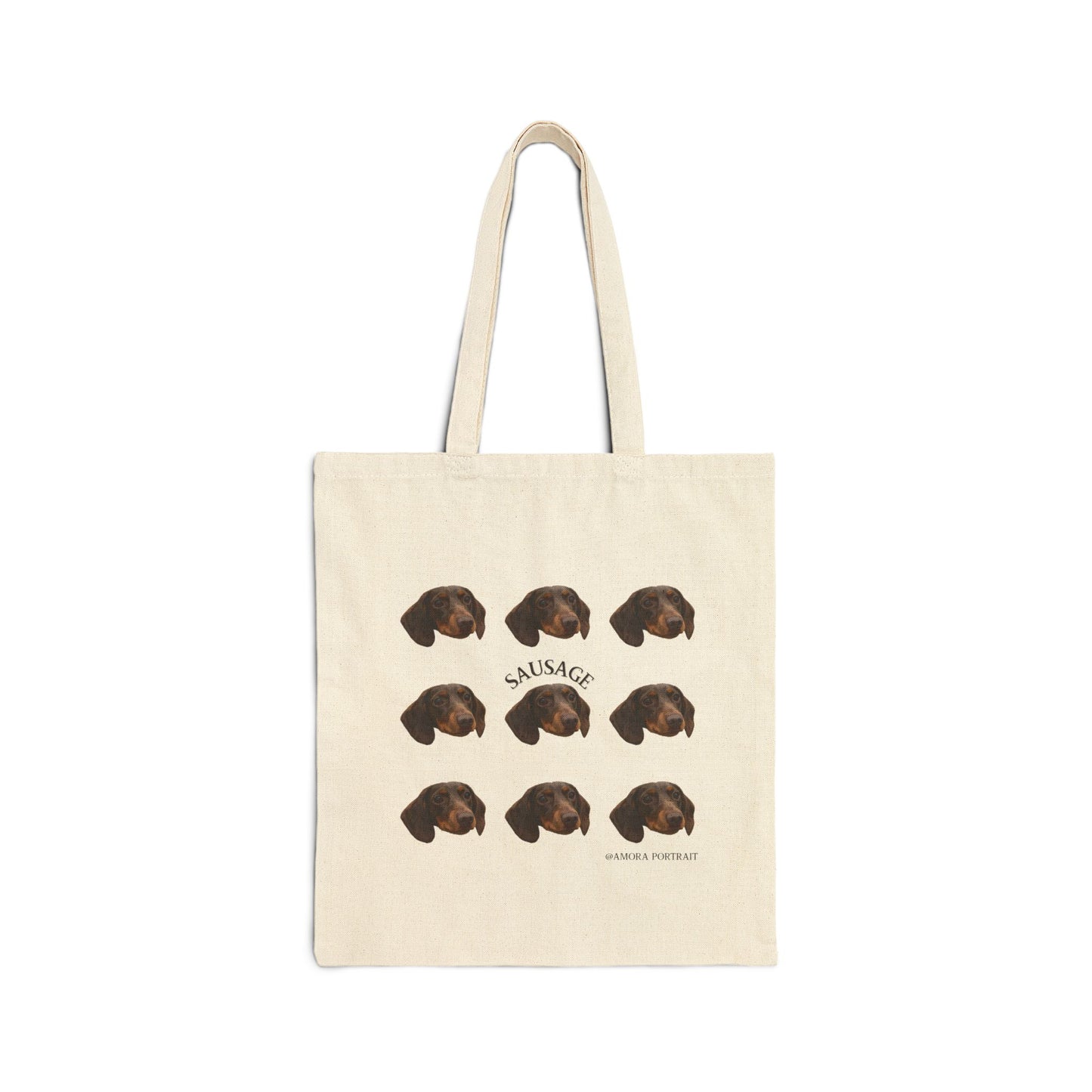 Custom Pet Portrait Tote - Nine Face