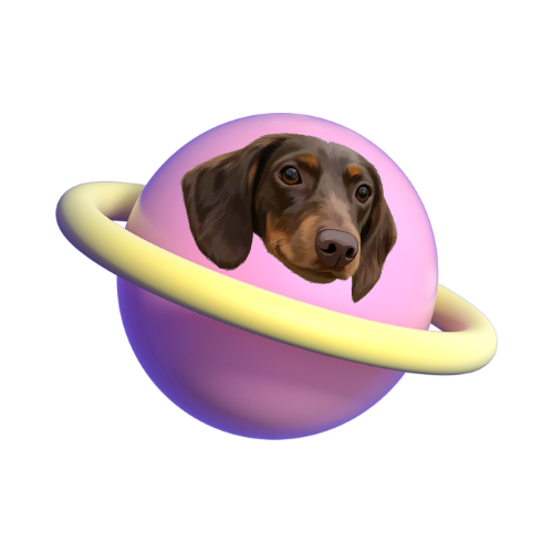 Custom Pet Portrait Stickers-Cute!