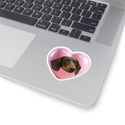 Custom Pet Portrait Stickers-Cute!